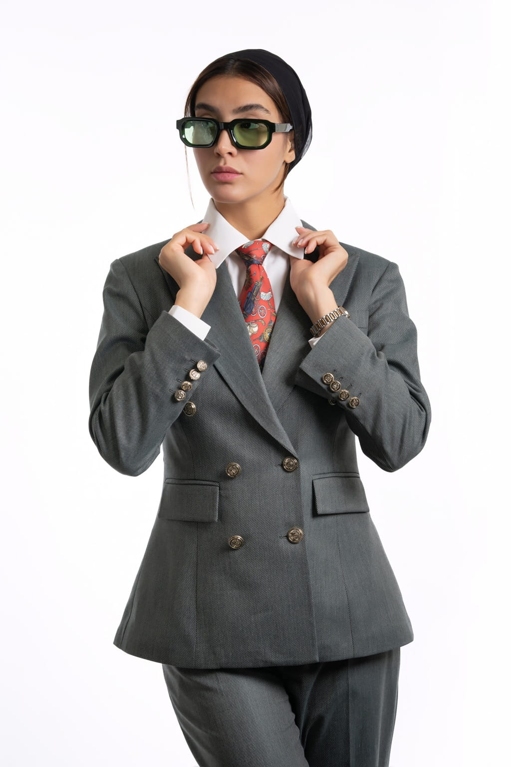 کت شلوار یقه بلیزر کجراه